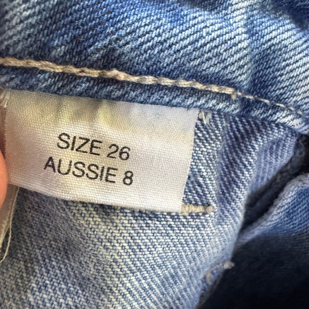 Rolla's High-Rise Wide-Leg Sailor Jeans Size 26 - Picture 6 of 7